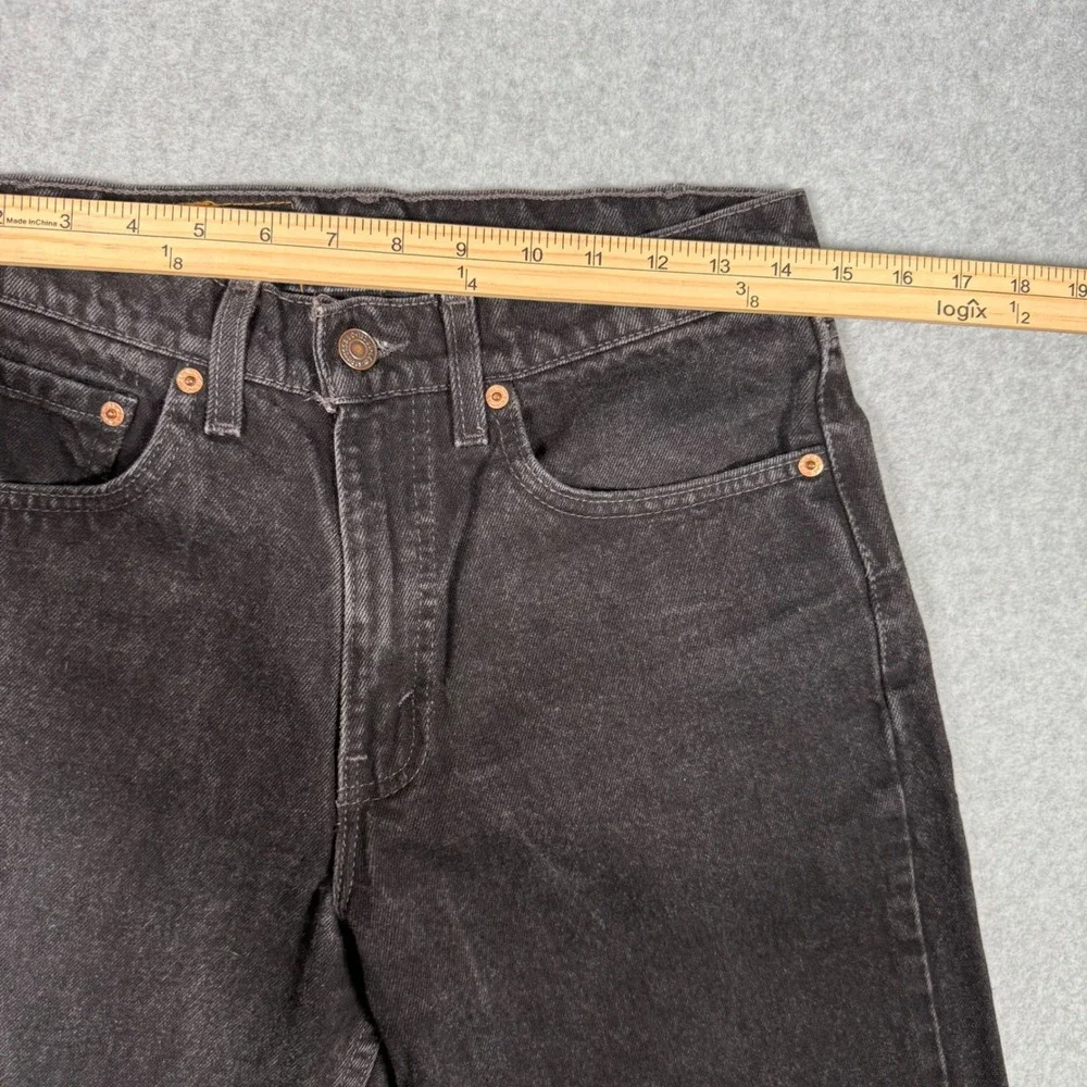 Vintage 90s 1997 Levis 550 Relaxed Fit Black Jeans Made in USA 31x32 Grunge